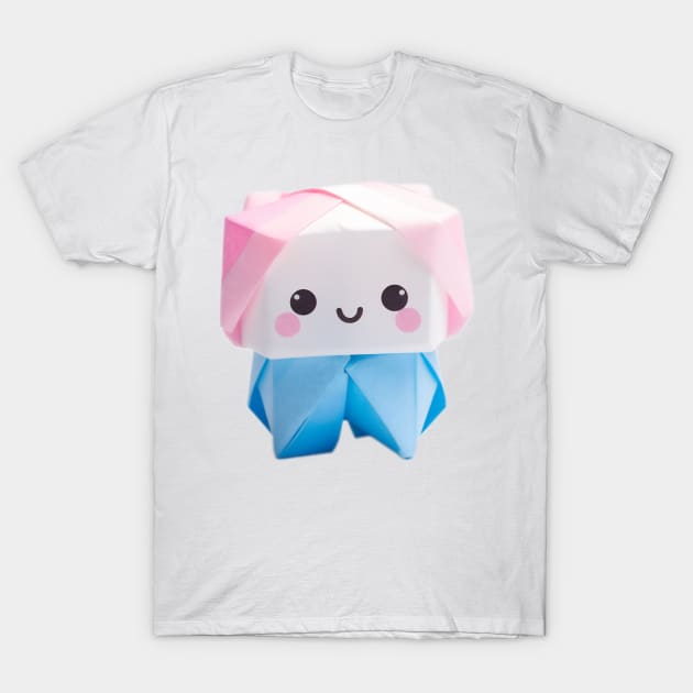 Cutest Origami Marshmallow T-Shirt by Cuteopia Gallery